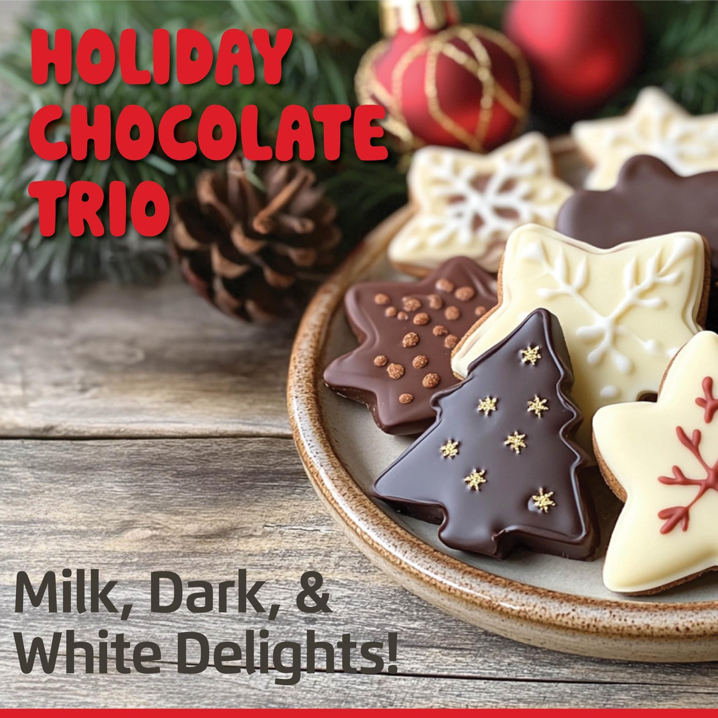 Chocolate Works Melting Chocolate Parent (10 Oz (Pack Of 3), Variety Pack: Milk, Dark, White Chocolate)