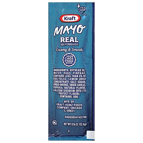 Kraft Mayo Real Mayonnaise Single Serve Packet (0.16 Oz Packets, Pack Of 500)
