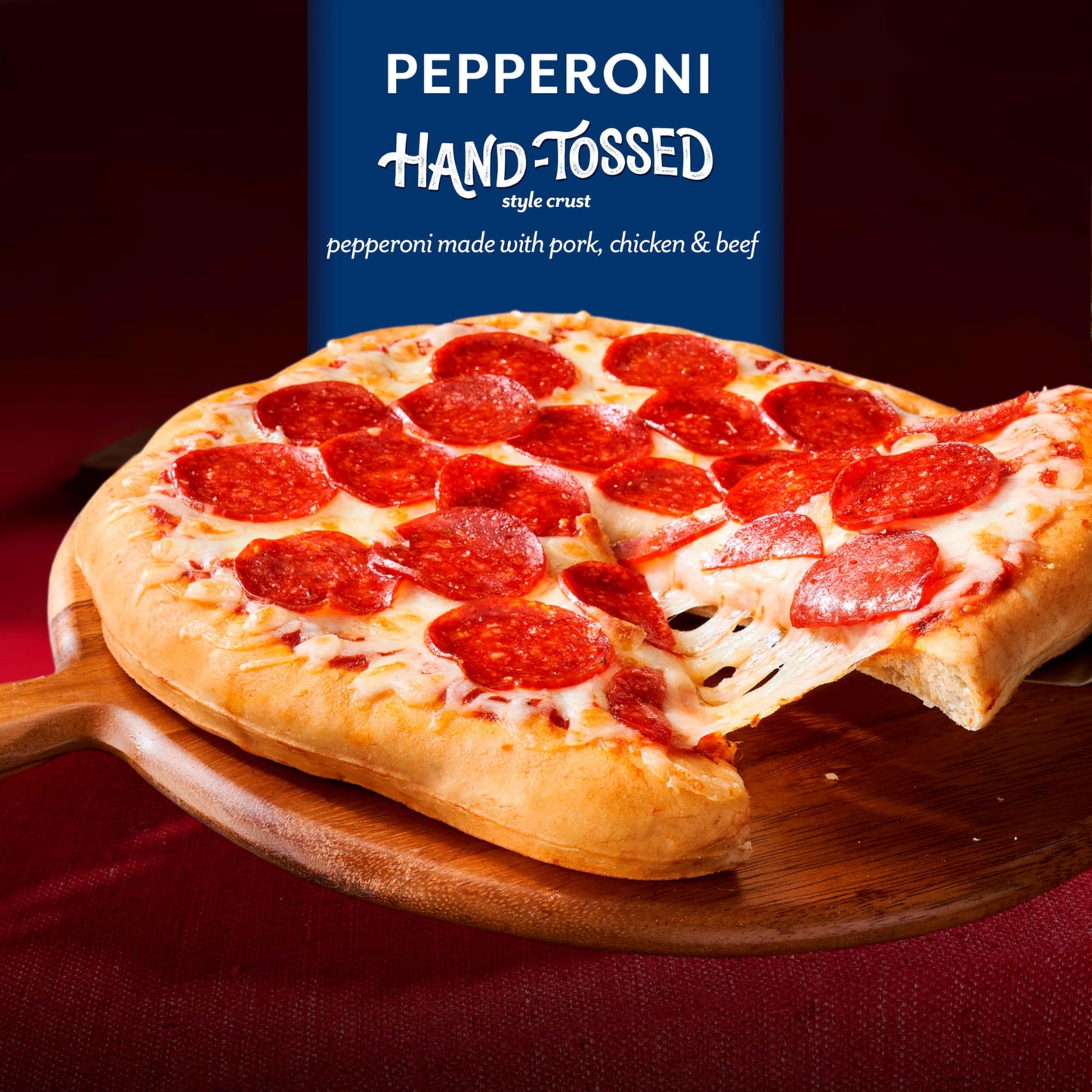 Digiorno Frozen Pizza, Pepperoni Pizza Hand-Tossed Style Crust, 17.3Oz (Frozen) 17.3 oz