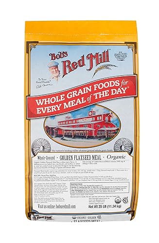 Bobas Red Mill Flaxseed Meal Golden Organic 25 Pound