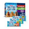 Kellogg'S Nutri-Grain, Soft Baked Breakfast Bars, Variety Pack, Bulk Size, 8 Count (Pack Of 12)
