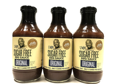G Hughes Sauce Barbecue Original Sugar Free, 18 oz | 3 Packs