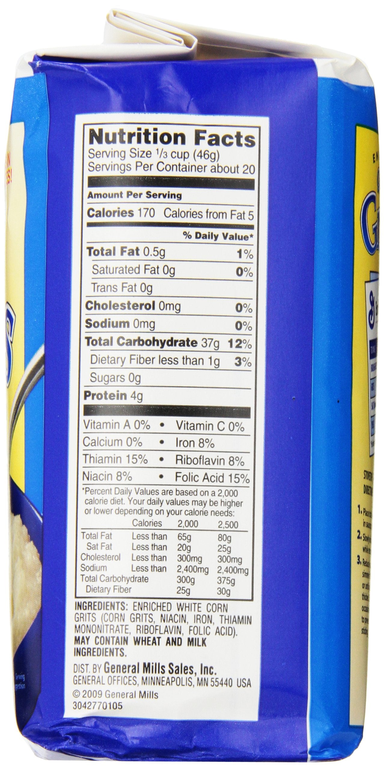 Pillsbury Quick White Corn Grits, 32 Ounce (Pack Of 12)