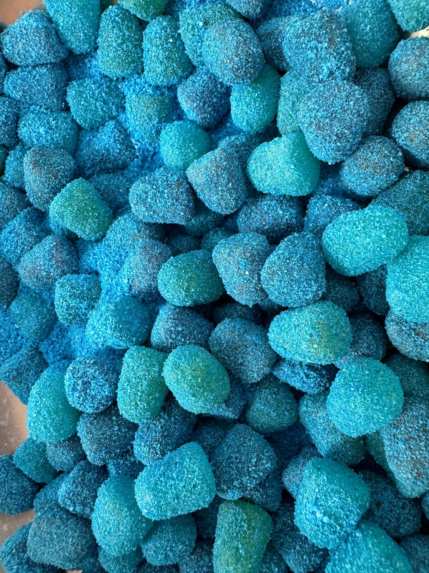 Blue Raspberry Drops Candy | Extremely Sour Chewy Candy | Viral Sour Candy - Blue Razz (1 Lb)