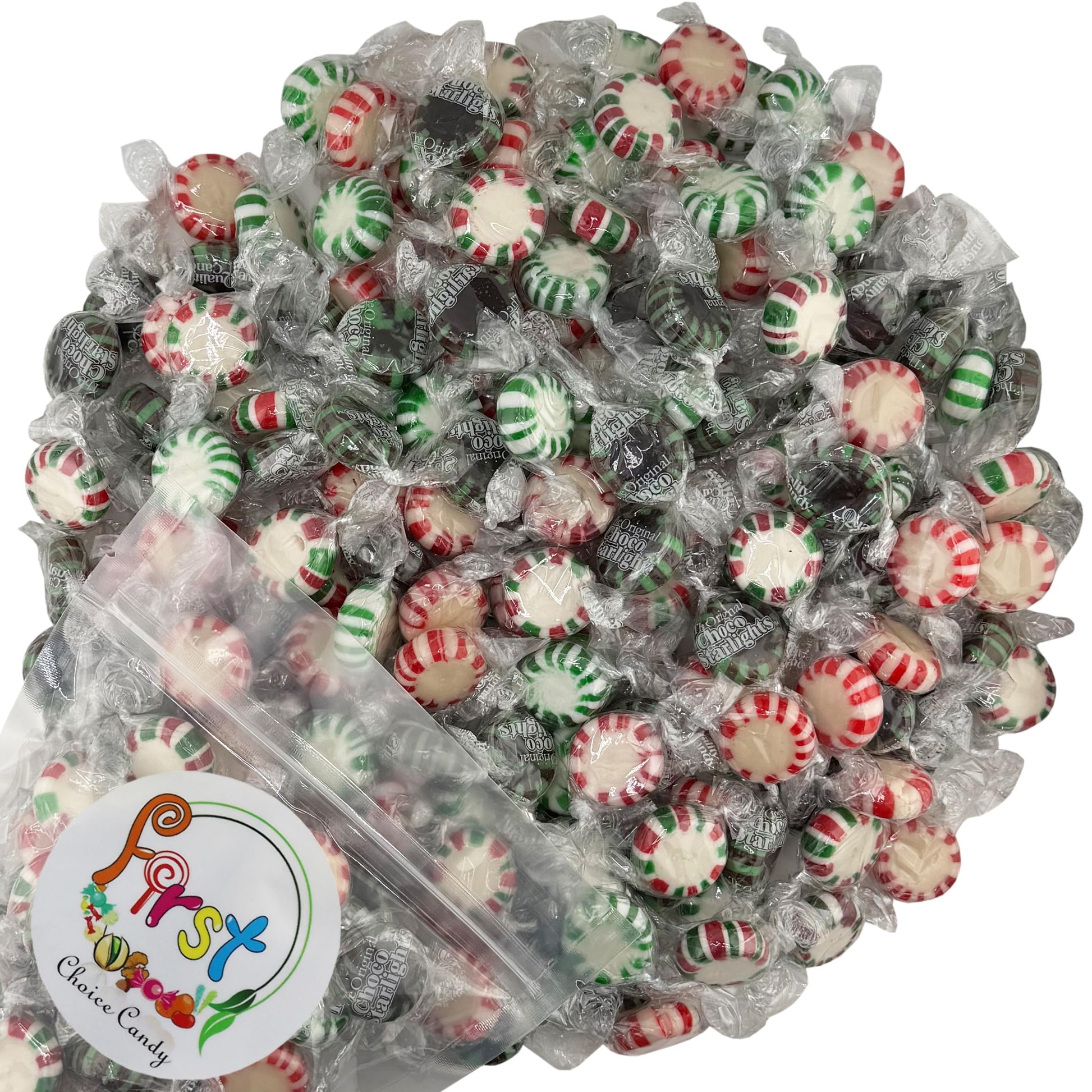 FirstChoiceCandy Starlight Mint Hard Candy Disc (2 Pound (Pack of 1), Assorted Flavors)