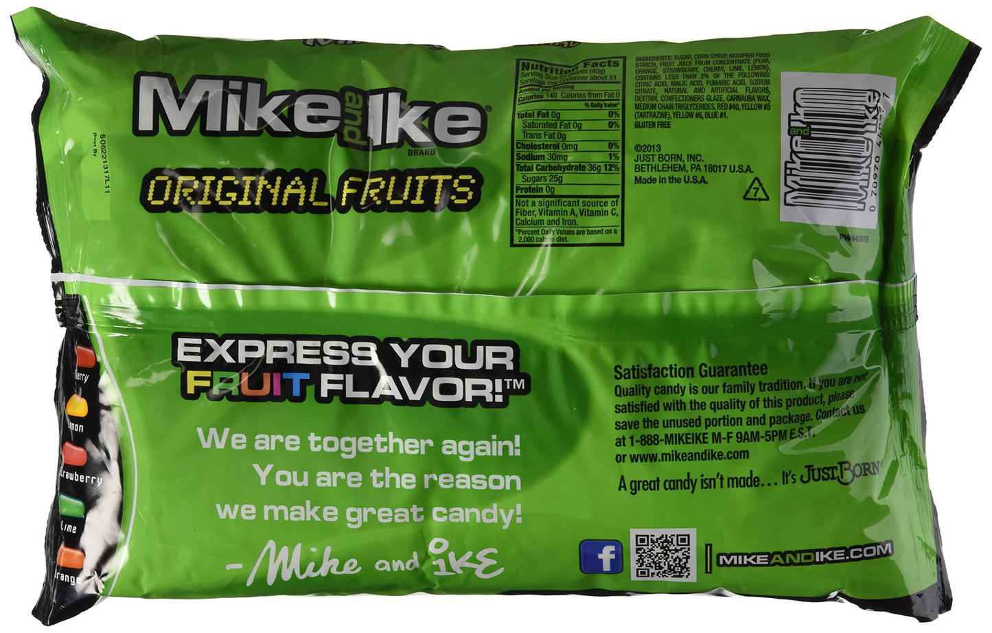 Mike And Ike Original Fruits, Bulk Candy 9 Lbs