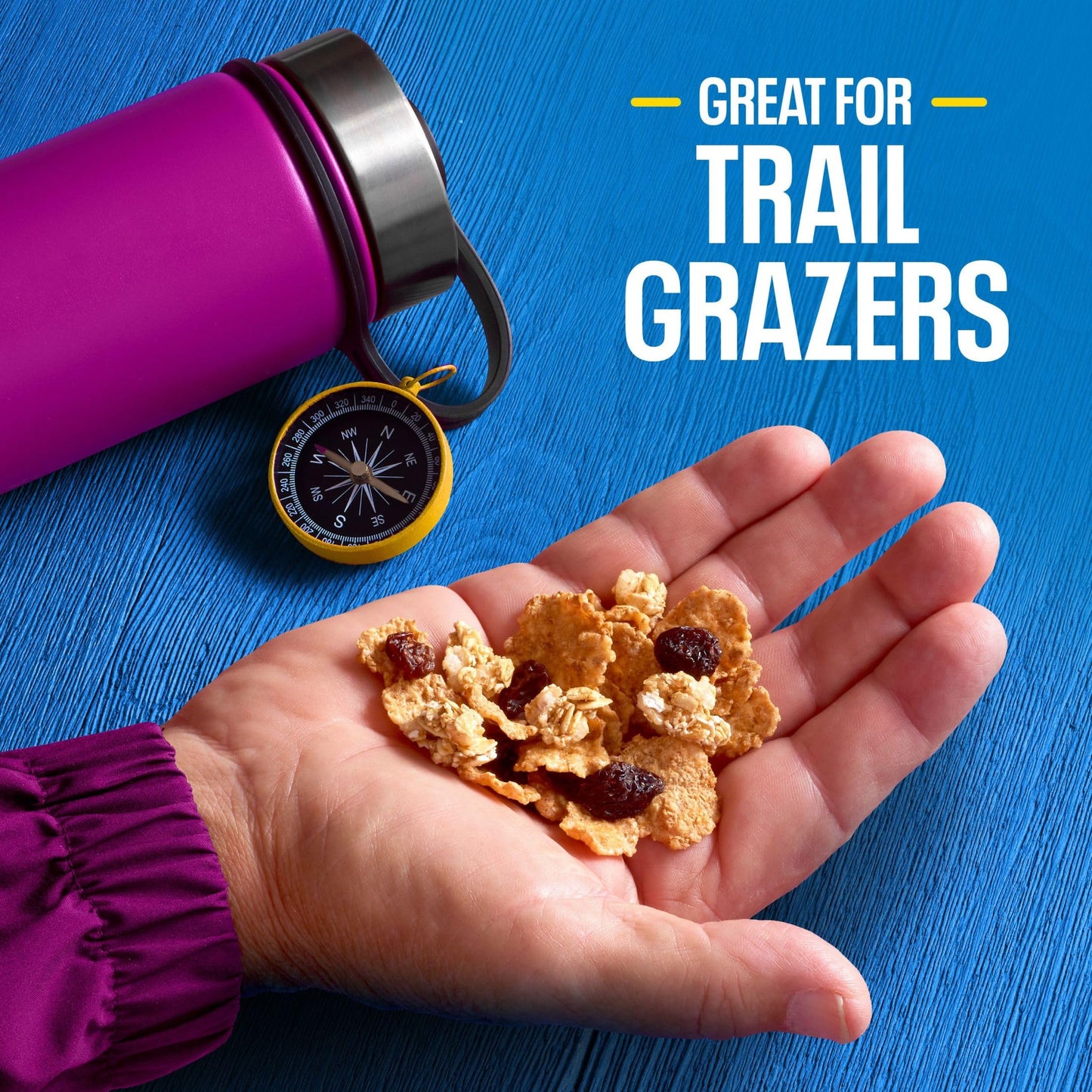 Kelloggs Raisin Bran Crunch Breakfast Cereal, Fiber Cereal, Family Breakfast, Family Size, 20.7oz Box (1 Box)