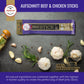 Aufschnitt Grass Fed Beef Jerky Sticks - Low Sodium, Certified Kosher - Halal And Keto Friendly - 6 Pack, Garlic