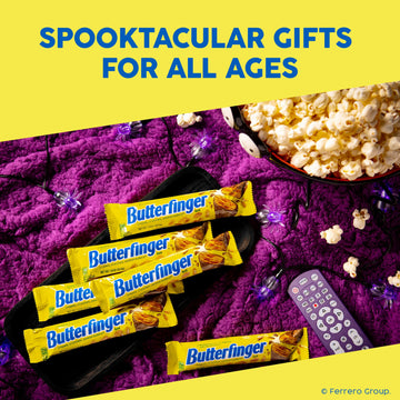 Butterfinger, Bulk 36 Count, Chocolatey, Peanut-Buttery, Full Size Individually Wrapped Candy Bars, Halloween Candy, 1.9 Oz Each