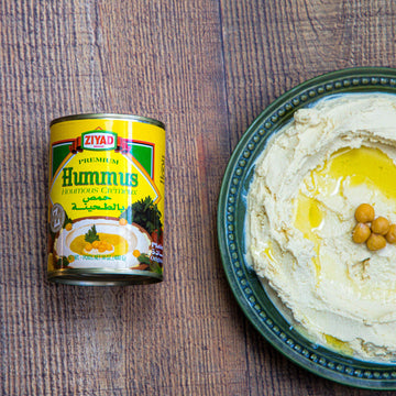 Ziyad Premium Hummus With Tahini Sauce, Chick Pea Dip, No Additives, No Preservatives, 14 Oz