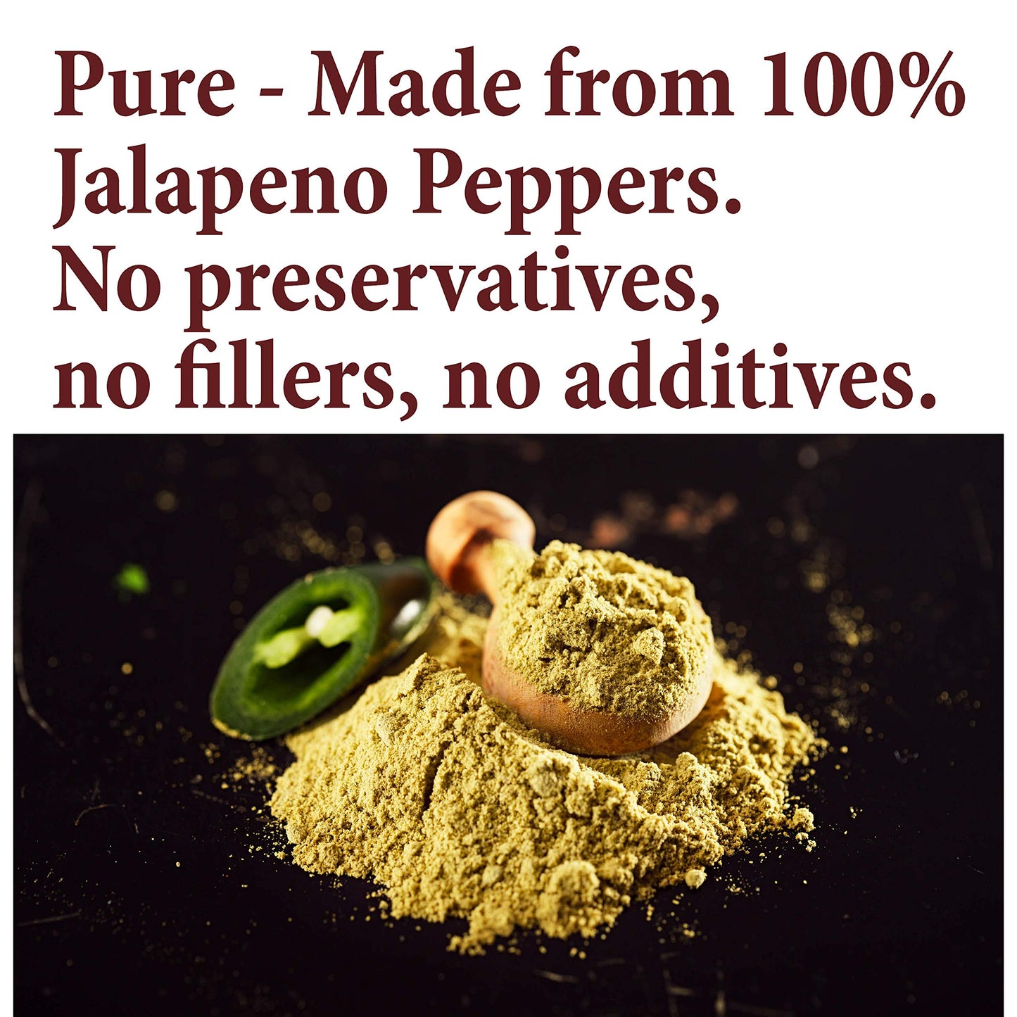 The Spice Way Jalapeno Powder - (4 Oz) Hot Pepper Powder From Pure Chile Dried Pods
