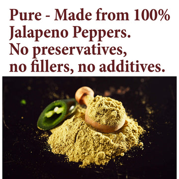 The Spice Way Jalapeno Powder - (4 Oz) Hot Pepper Powder From Pure Chile Dried Pods