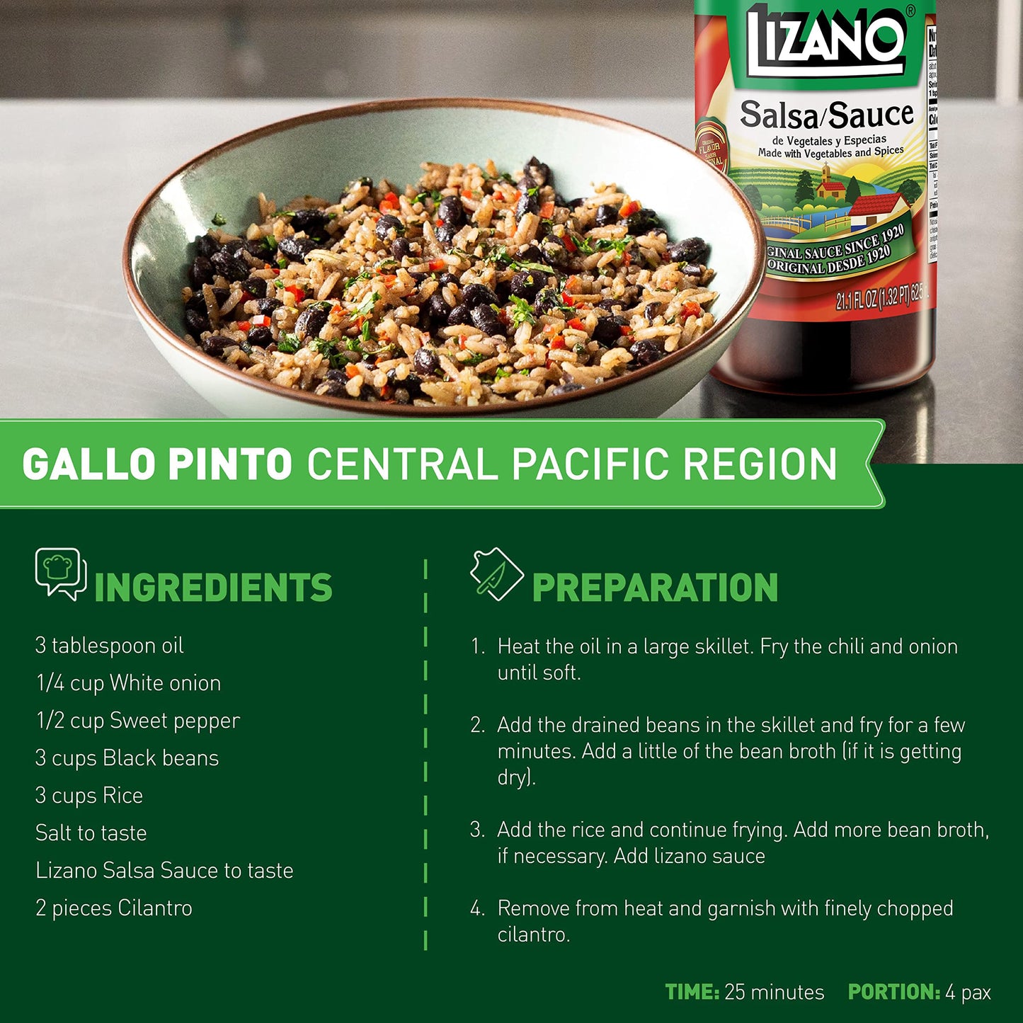 Lizano Salsa Sauce With Vegetables and Spices, 21.13 fl oz (Pack of 2)