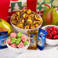 A Gift Inside Merry Christmas Fruit & Treats Tower