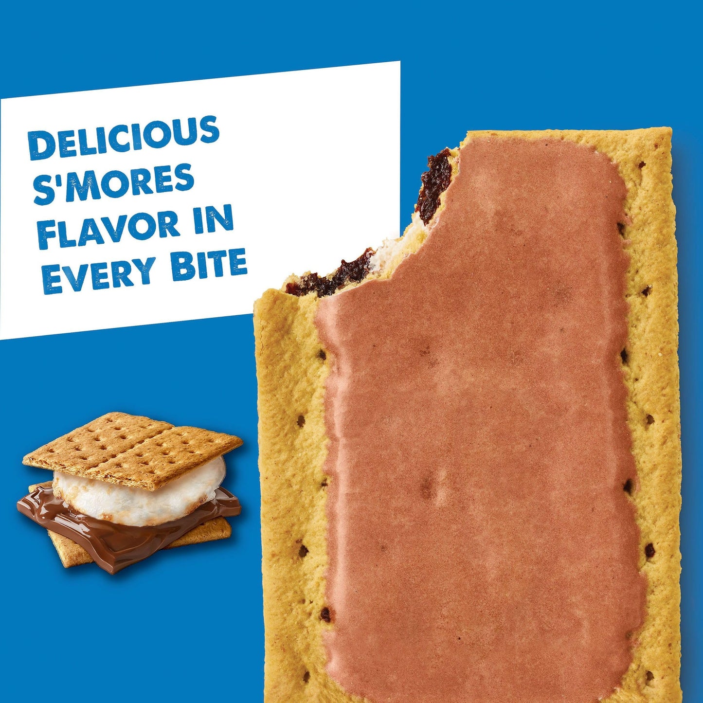 Pop-Tarts Toaster Pastries, Breakfast Foods, Kids Snacks, Frosted Smores (8 Pop-Tarts)