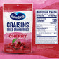 Ocean Spray Craisins, Sweetened Dried Cranberries, Cherry Flavored, 6-Ounce Pouch (Pack of 12)