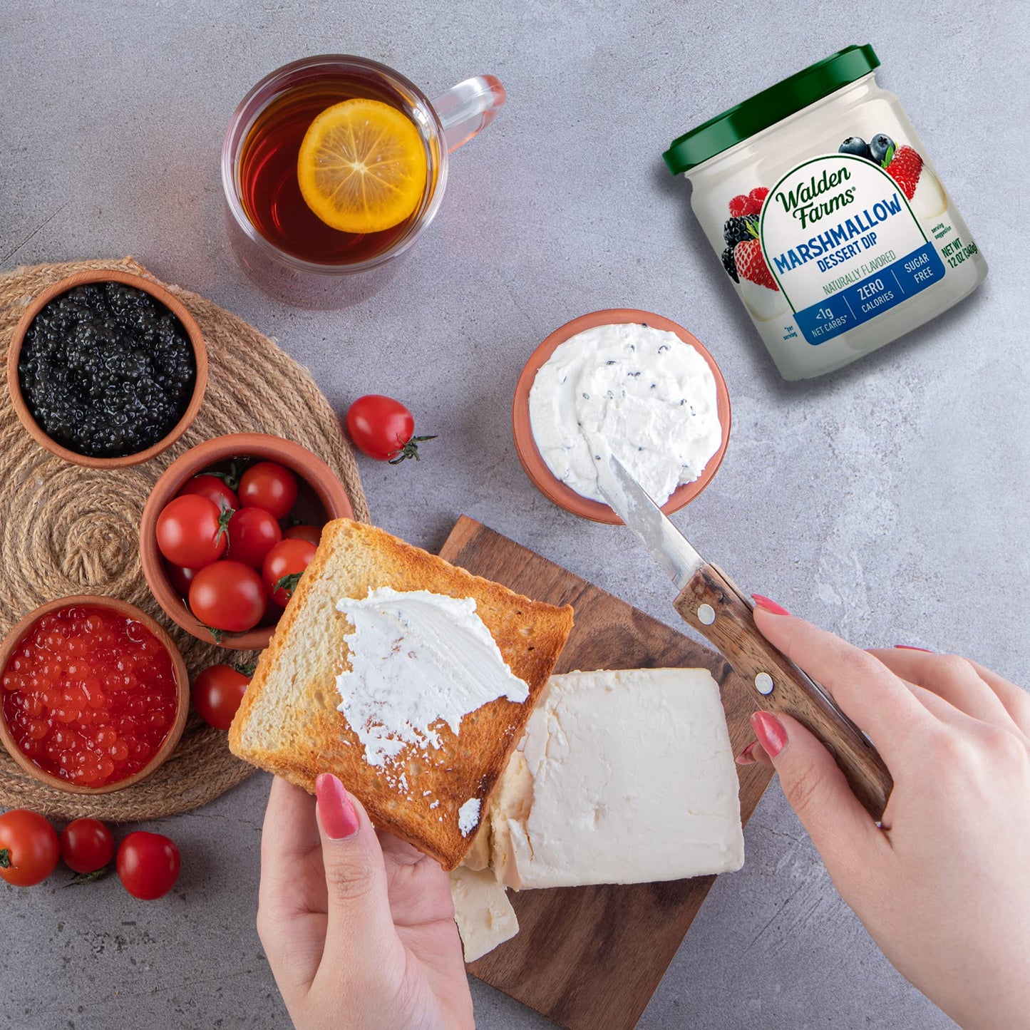 Walden Farms Marshmallow Dipping 12 Oz Jar - Smooth & Creamy, Vegan, Paleo And Keto Friendly, 0G Net Carbs - Perfect For Fruit P