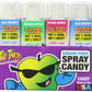 Too Tarts Sugar Free Sour Candy Spray Bottle Blueberry Green Apple Strawberry Assortment (Pack Of 12) By Too Tarts