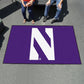 Fanmats 835 Ncaa Northwestern University Wildcats Nylon Face Ultimat Rug