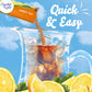 Crystal Light Sweet Tea Naturally Flavored Powdered Drink Mix, 6 Ct Pitcher Packets