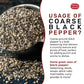Black Pepper Ground Coarse 5 LB Bulk Jar Butcher Grind #12 - enhanced Ground Black Peppercorns  All Natural  Gluten Free  Steam Sterilized - Restaurant Supply & BBQ Seasoning by Spicy World