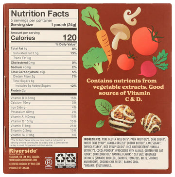 Madegood Vanilla Drizzled Crunchy Oat Bites, 5 Pack, Organic Snacks