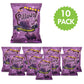 Oishi Pillows Ube Filled Crackers,1.34 Ounce Pack Of 10