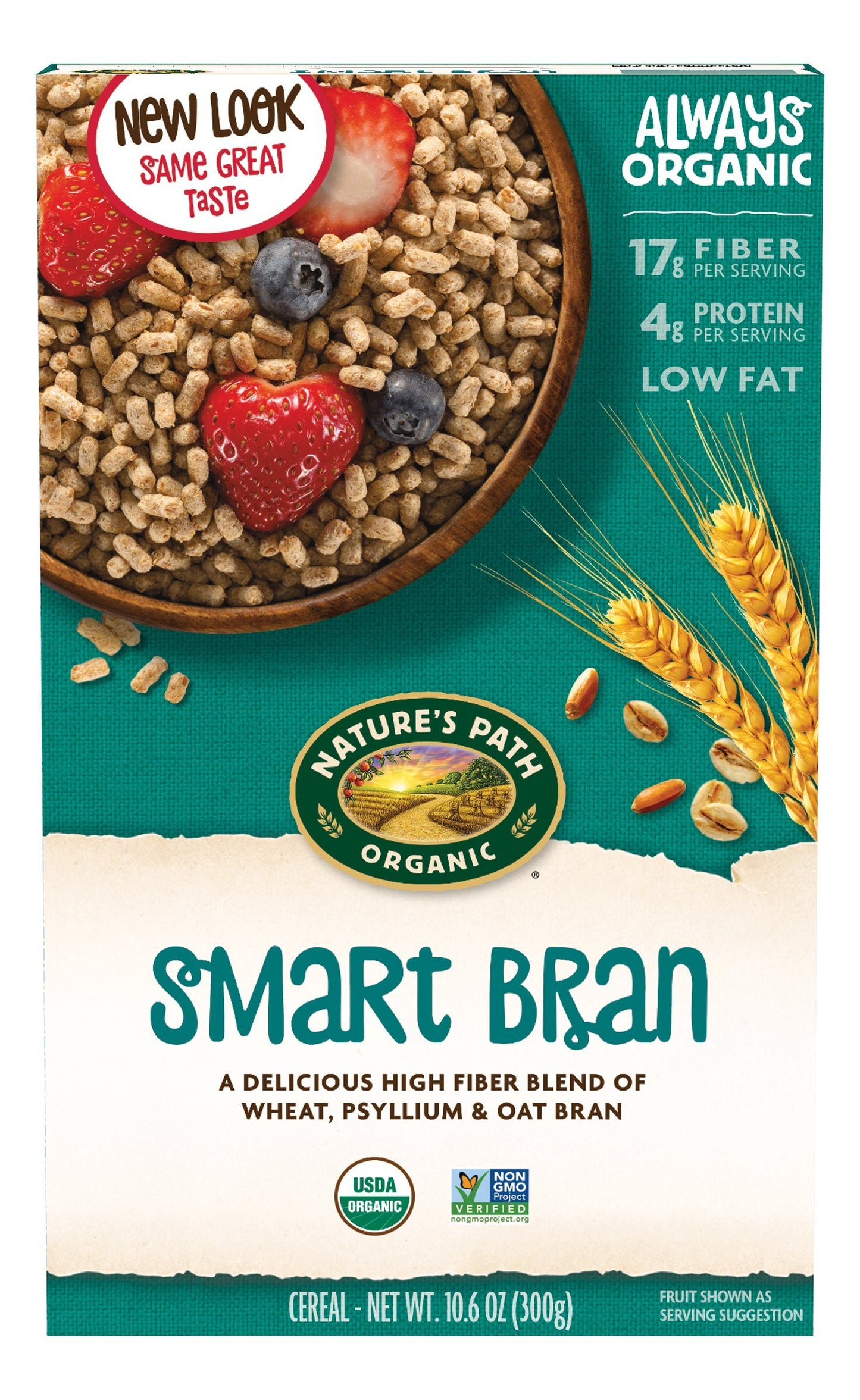 Nature'S Path Organic Smart Bran Cereal, 10.60-Ounce Box