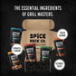 Spice Rack Co BBQ Seasonings Set - 5 Pack of smoky aroma & Grilling Spices, 2.82 Ounce Each, Unique Gifts for Grilling Enthusiasts