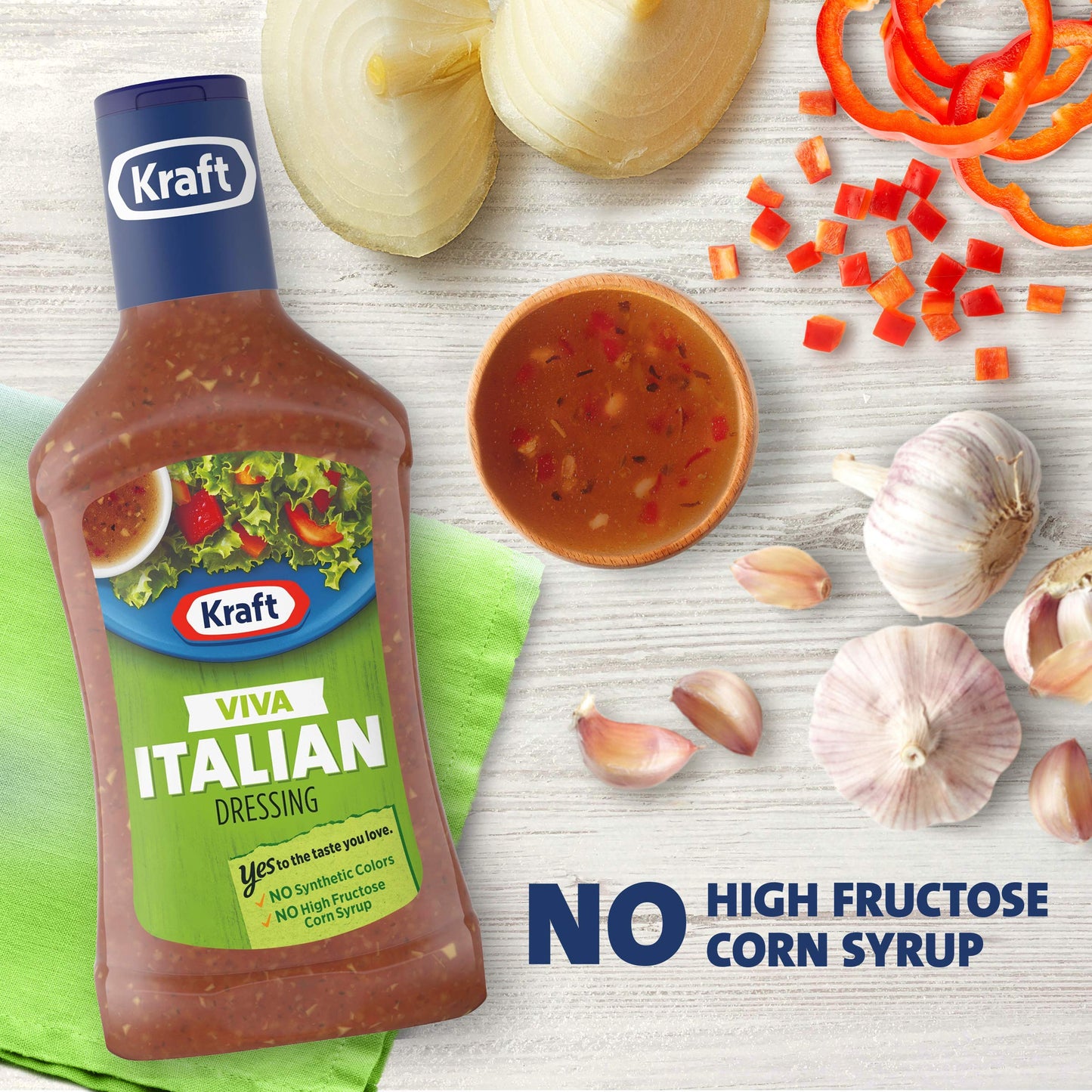 Kraft Viva Italian Salad Dressing (16 Fl Oz Bottle)