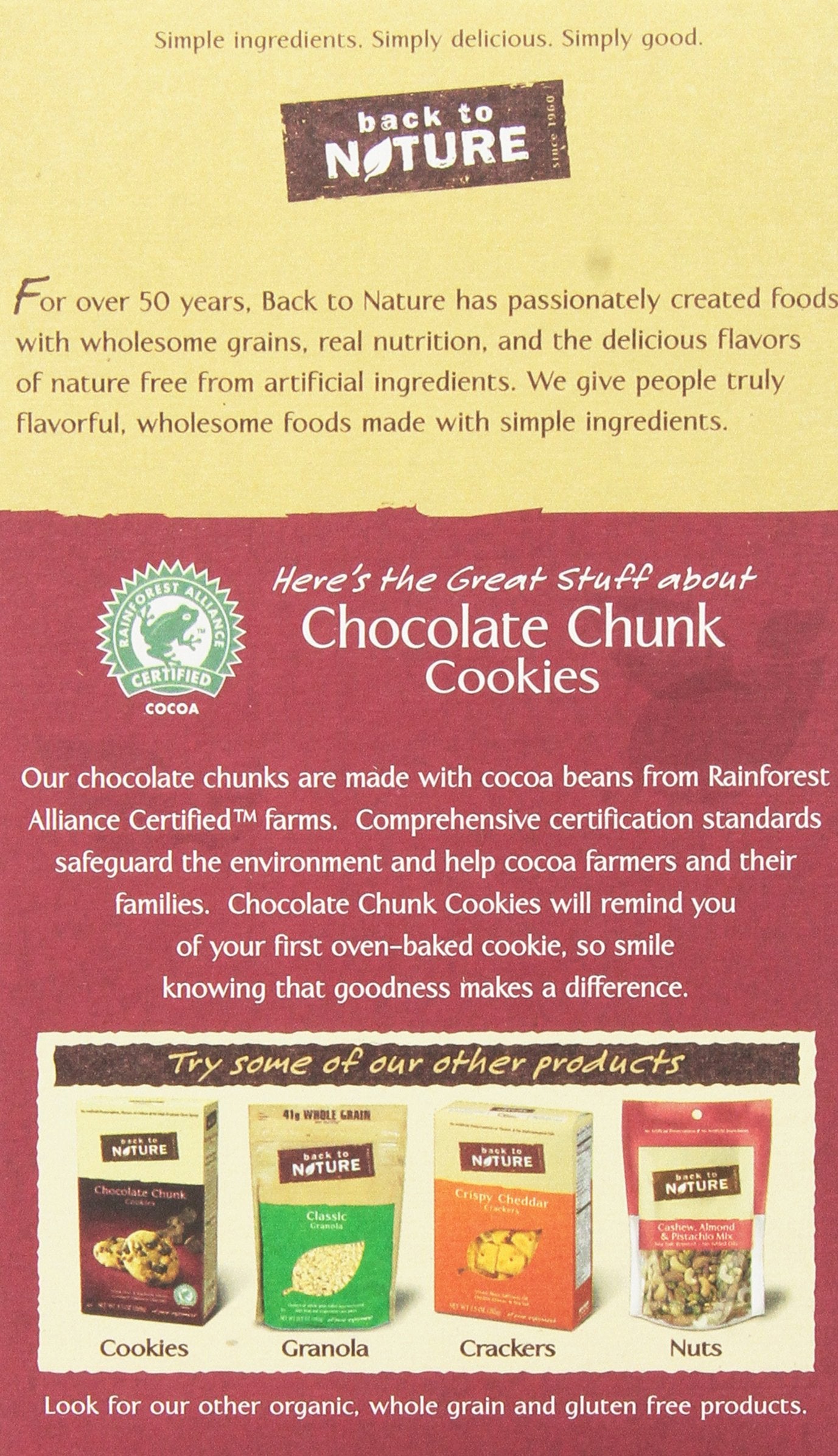 Chocolate Chunk Cookies 9.50 Ounces (Pack Of 6)