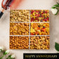 Dried Fruit And Nuts Gift Basket – Anniversary Ideas For Couples Gourmet Mixed Nuts Variety Pack, 6 Section Healthy Snack Tray, Wedding Gifts Box For Men And Women, Husband Wife Mature-Themeds
