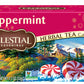 Celestial Seasonings Peppermint Herbal Tea, 20 Count