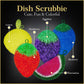 Dish Scrubbie Durable Dish Scrubber (5 Pc) - Long Lasting, Non-Scratch, Odorless And Reusable Kitchen Scrubber - All Purpose Scr