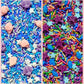 Decoratingconfect Under The Sea Sprinkle Mix Set - Starfish, Shell & Fishes -5 Assorted Pastel Blends For Cake, Cupcake & Cookie