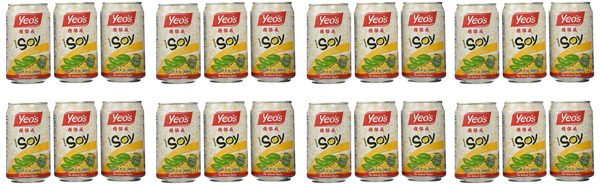 Yeos Soy Bean Drink, 10.1 Fl Oz, Pack of 24