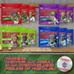 Big League Chew Bulk Baseball Gum Variety Pack - 5 Flavors, 2.12oz Pack, Multi-colored
