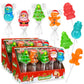 80 Pack Christmas Lollipops - Individually Wrapped Holiday Themed Lollipops - Santa, Tree Snowman, Gingerbread, Designs & Delicious Flavor -Bulk Christmas Candy Use For Stocking Stuffers, Party Favor, Classroom & Office  , Candy Jar Fillers