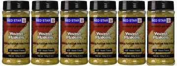 Red Star Nutritional Yeast - VSF Mini Flake -- 5 oz Each (Pack of 6)