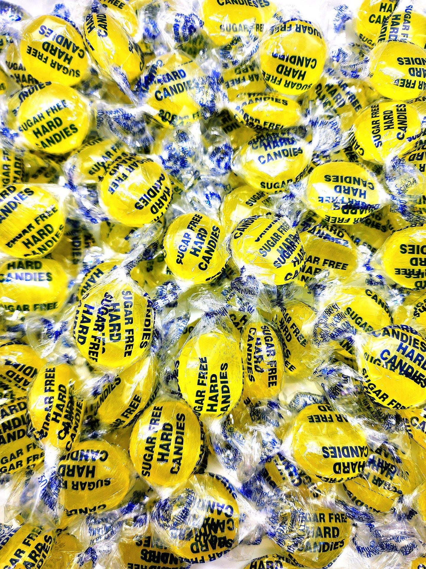 MIMA MIMA Sugar Free Lemon Drops Hard Candy - Gluten Free, Keto Friendly - 1 LB Individually Wrapped Treats