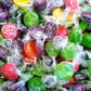 Assorted Fruit Buttons - 2 Lbs Of Bulk Individually Wrapped Cherry Orange Lemon Sour Apple Grape Hard Candy