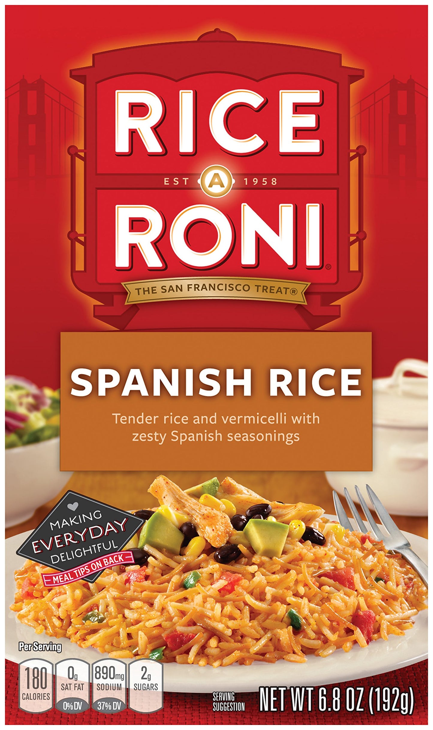 Rice-A-Roni, Spanish Rice, 6.8 Ounce (Pack of 12)