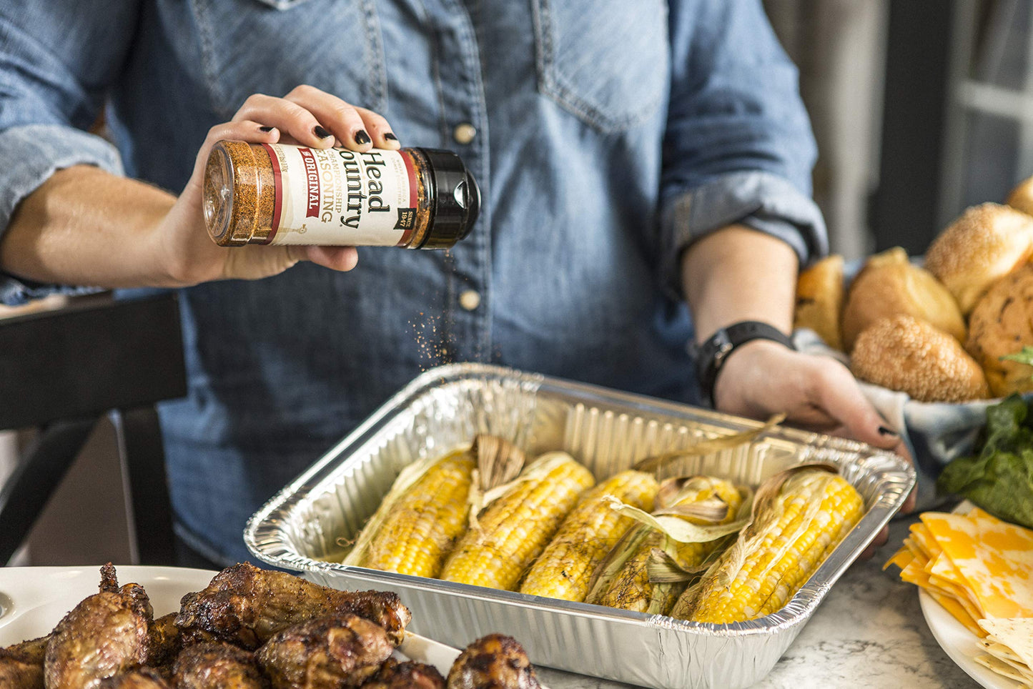 Head Country Bar-B-Q Championship Seasoning, Original, Gluten Free, MSG Free, 6 Ounce