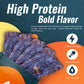 Phillips Beef Crisps - Round - Only Beef & Salt - Zero Carbs - Zero Sugar - High Protein Meat Snacks - 23g Protein