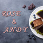Gyufise 28Pcs Rose Gold Acrylic Alphabet Cake Toppers Diy Custom Cupcake Toppers A-Z Letter Mirrored Gold Picks For Personalized