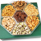 Simple Orchards Holiday Nuts Gift Basket - 7 Sectional - Freshly Roasted Mixed Nuts - Beautifully Packaged