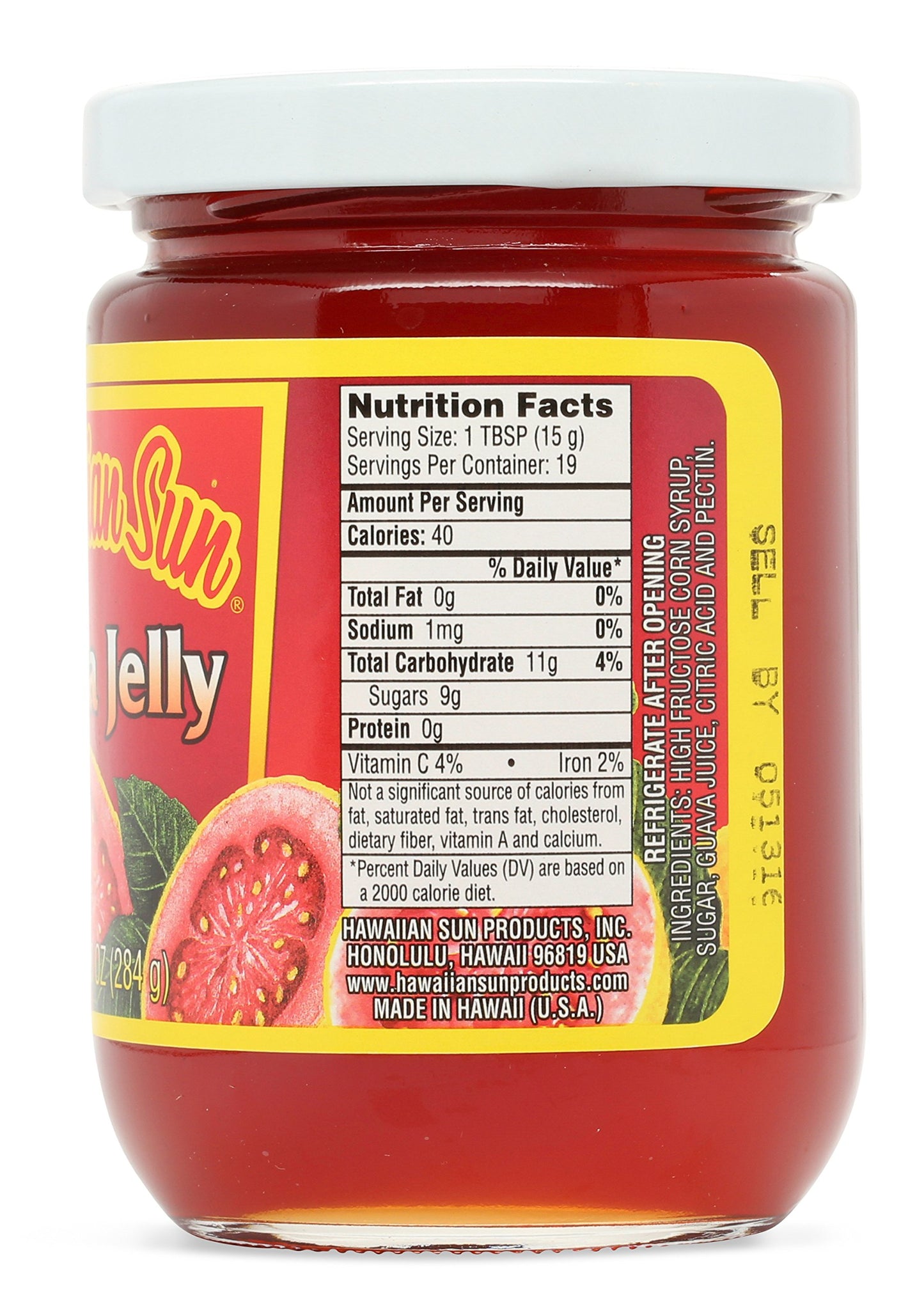Hawaiian Sun Guava Jelly 18 ounces