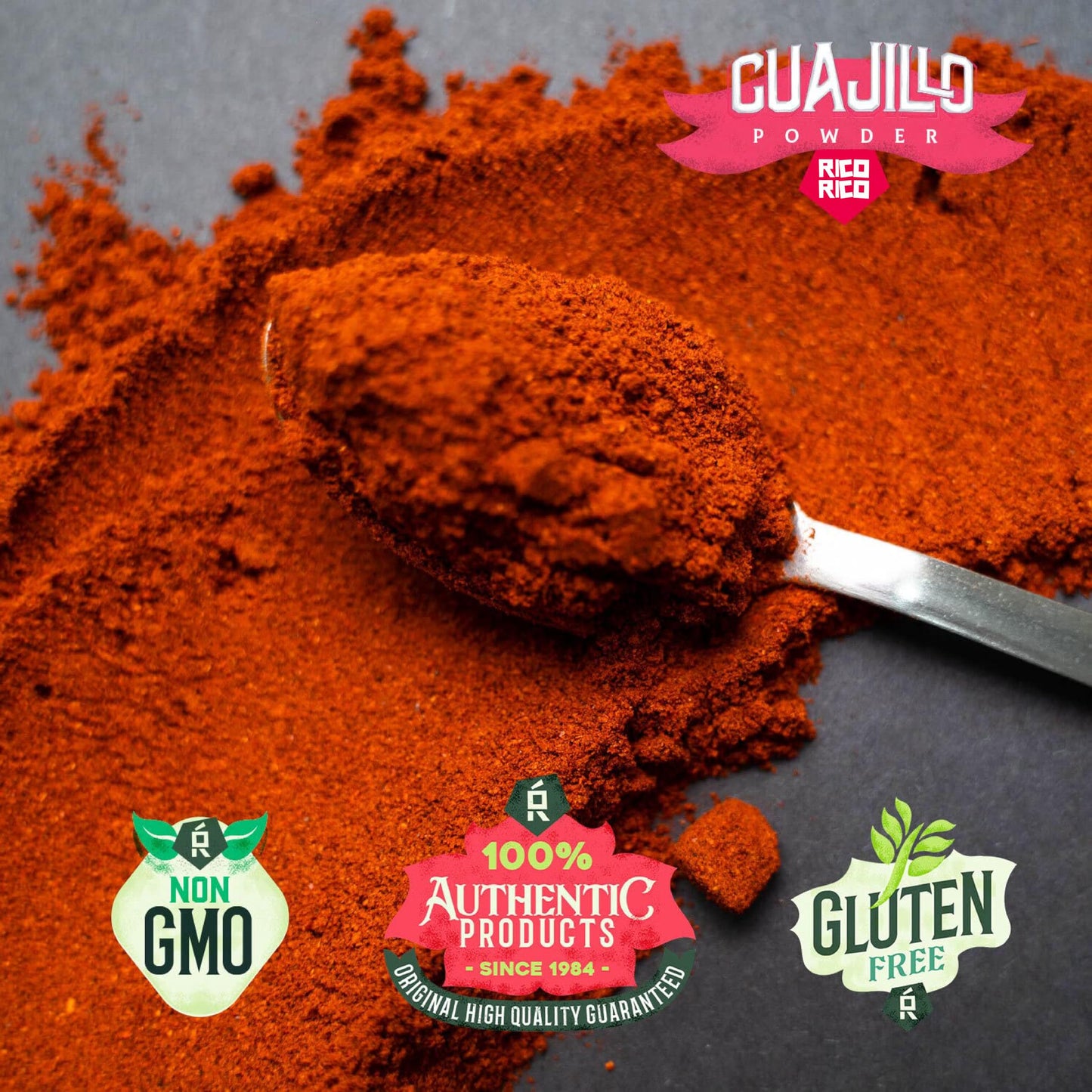 Rico Rico Chile Powder 3 Pack Bundle (12 Oz Total) - The Holy Trinity - Ancho, Guajillo & Pasilla For Authentic Mexican Recipes,