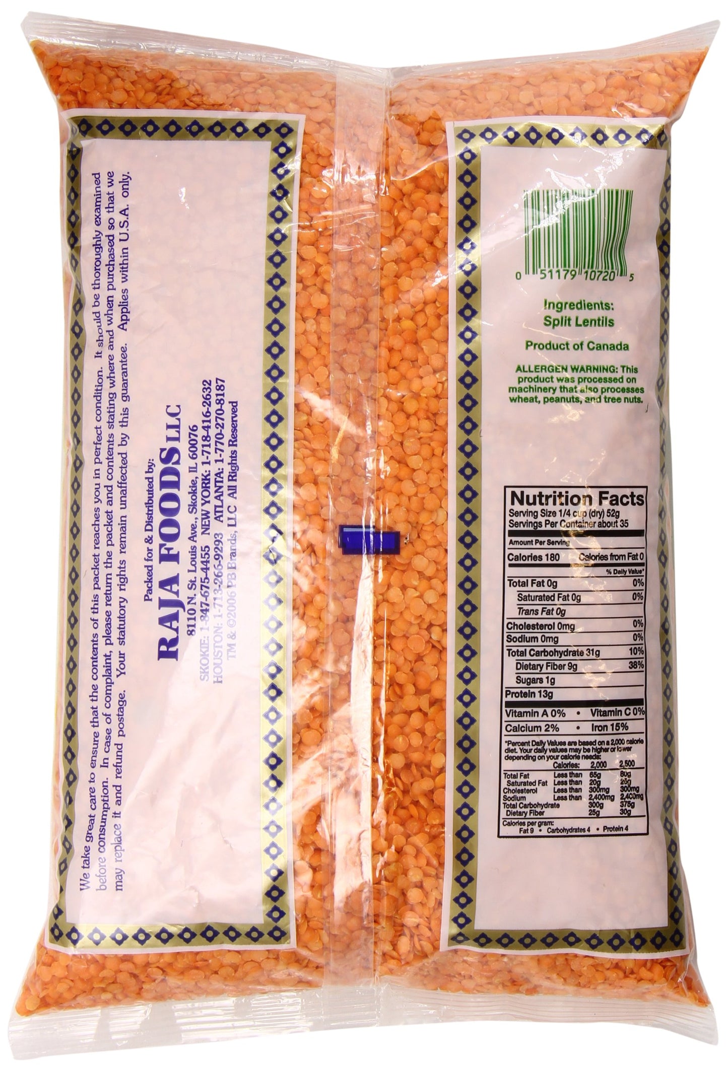Swad Masoor Dal, 4 Pound