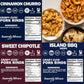 Field Trip Pork Rinds Variety Pack, Gluten Free, High Protein, Low Carb, 6 Flavors, 1oz Bags, Paleo and Keto Friendly